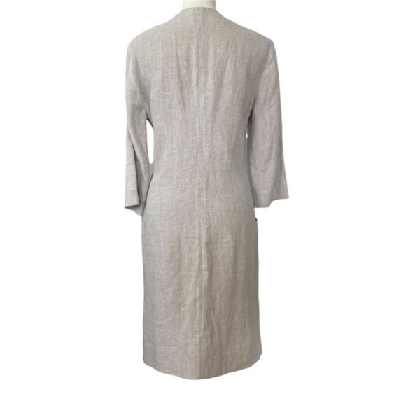 CELINE MIDI LINEN DRESS | SIZE FR 38/US 6 | NWT | RETAILED FOR $1,550 - Picture 3 of 14